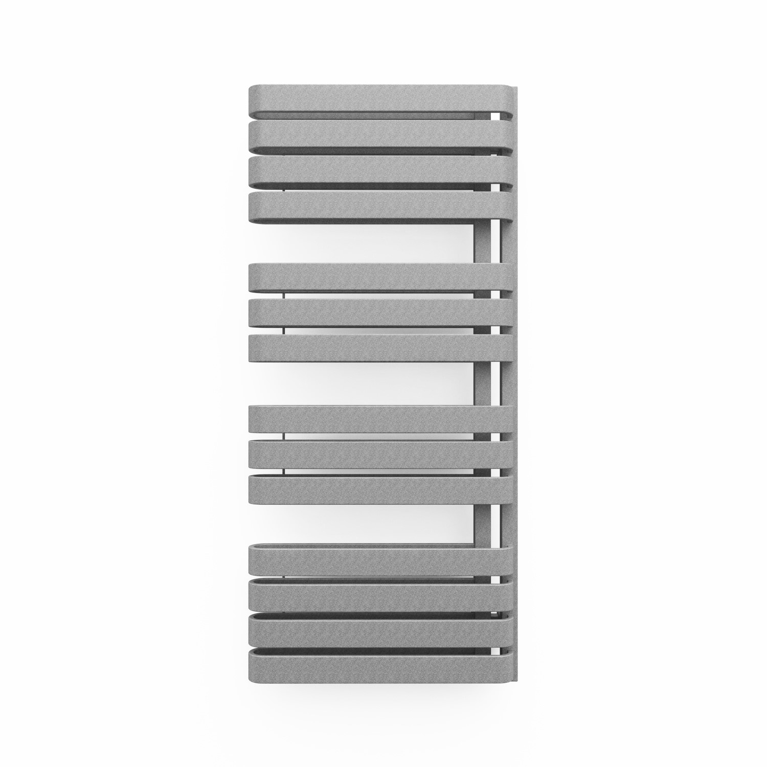 Textured Grey Radiators Textured Grey Vertical Bathroom Towel Radiator 1100 x 500mm - Furniture123