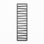 Metallic Black Tall Vertical Bathroom Towel Radiator 1780 x 500mm