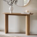 TAE001 Oak Console Table with Fluted Legs - 120cm - Tate