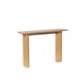 Oak Console Table with Fluted Legs - Tate