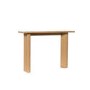 Oak Console Table with Fluted Legs - Tate