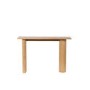 Oak Console Table with Fluted Legs - Tate
