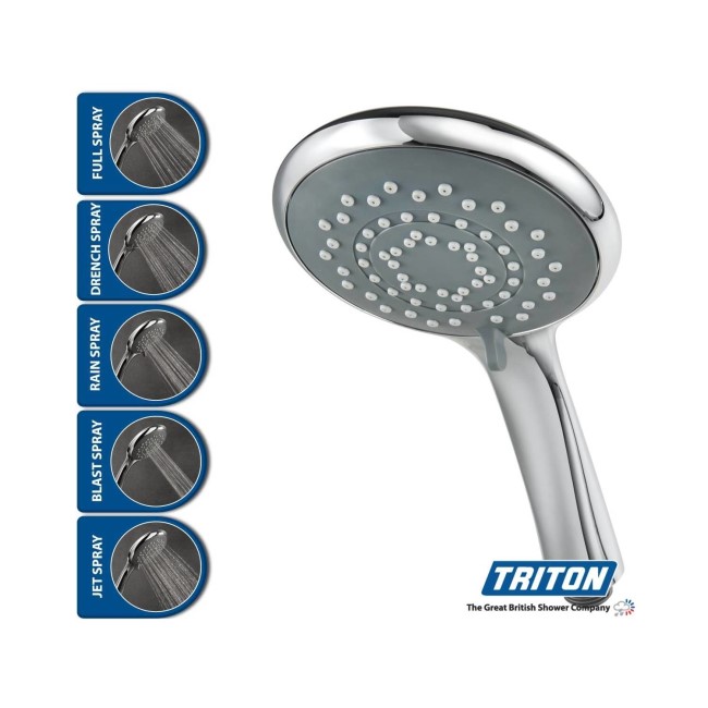 Triton Silent Running Thermostatic Power Shower Set