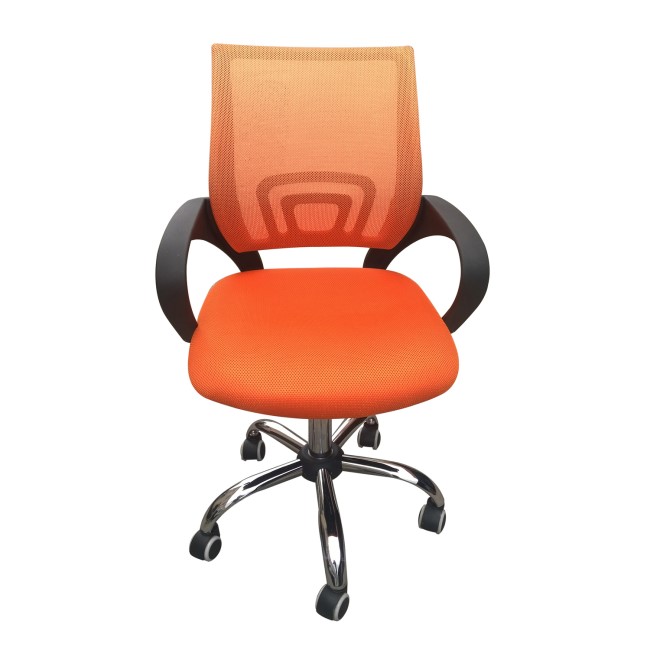 Orange Mesh Back Office Chair - Tate - LPD