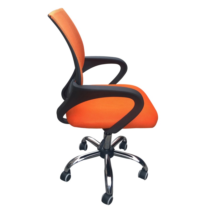 Orange Mesh Back Office Chair - Tate - LPD