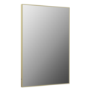 Rectangular Brass Backlit LED Bathroom Mirror with Demister 1200 x 800mm - Taurus