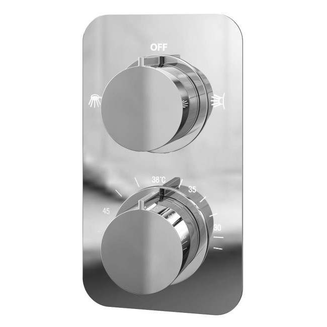 Thermostatic Concealed Shower Valve - Dual Function