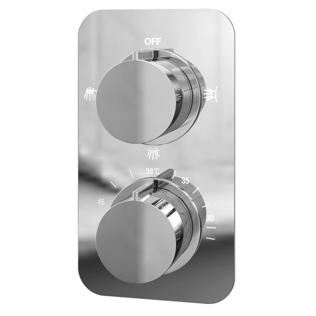 Thermostatic Concealed Shower Valve - Triple Function