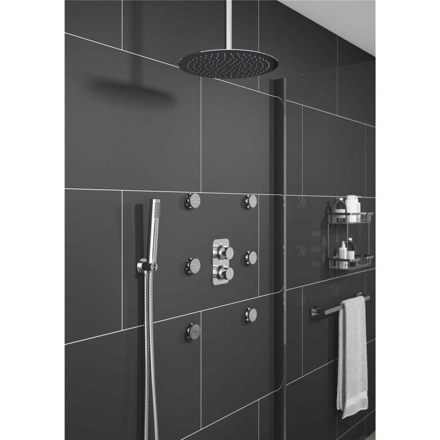 Thermostatic Concealed Shower Valve - Triple Function