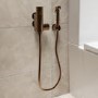 Brushed Bronze Thermostatic Douche Shower / Bidet Shower Spray Kit - Arissa
