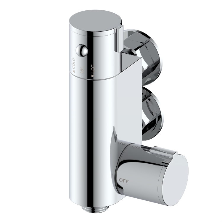 Chrome Thermostatic Douche Shower Spray Kit - Arissa