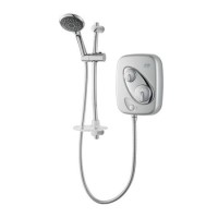 GRADE A1 - Triton Showers Thermostatic Power Shower - Satin GRADE A1 - Triton Showers Thermostatic Power Shower - Satin