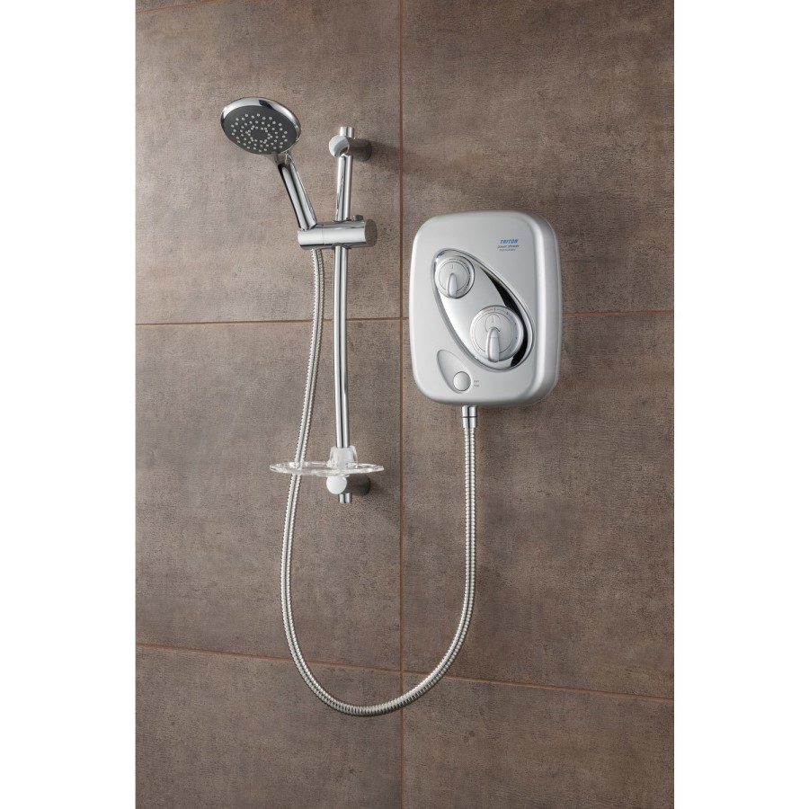GRADE A1 - Triton Showers Thermostatic Power Shower - Satin