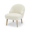 Ted Accent Armchair in White