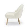 Ted Accent Armchair in White