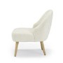 GRADE A1 - Ted Accent Armchair in White