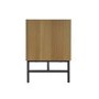 Chevron Solid Wood TV Stand with Storage - TV's up to 70" - Telsa