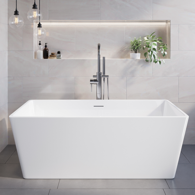 Freestanding Double Ended Bath 1500 x 700mm - Tetra