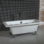 Chalice Traditional Freestanding Bath with Chrome Feet - 1690 x 740 x 570mm