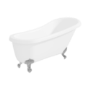 Winstanley Traditional Slipper Style Freestanding Bath with Ball & Claw Feet - 1550 x 720 x 770mm