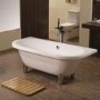 Back To Wall Freestanding Bath with Modern Feet - 1680 x 785 x 620mm