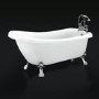 Kingham Traditional Slipper Style Freestanding Bath with Lion Feet - 1700 x 730 x 770mm