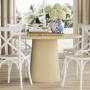 Round Ash Pedestal Dining Table - Seats 4 - Theodore