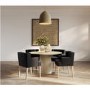 Round Ash Pedestal Dining Table - Seats 4 - Theodore