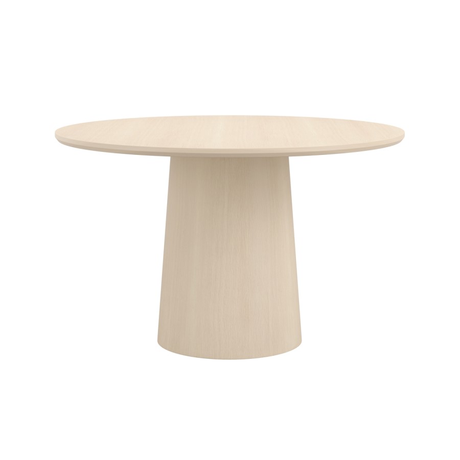 Round Ash Pedestal Dining Table - Seats 4 - Theodore