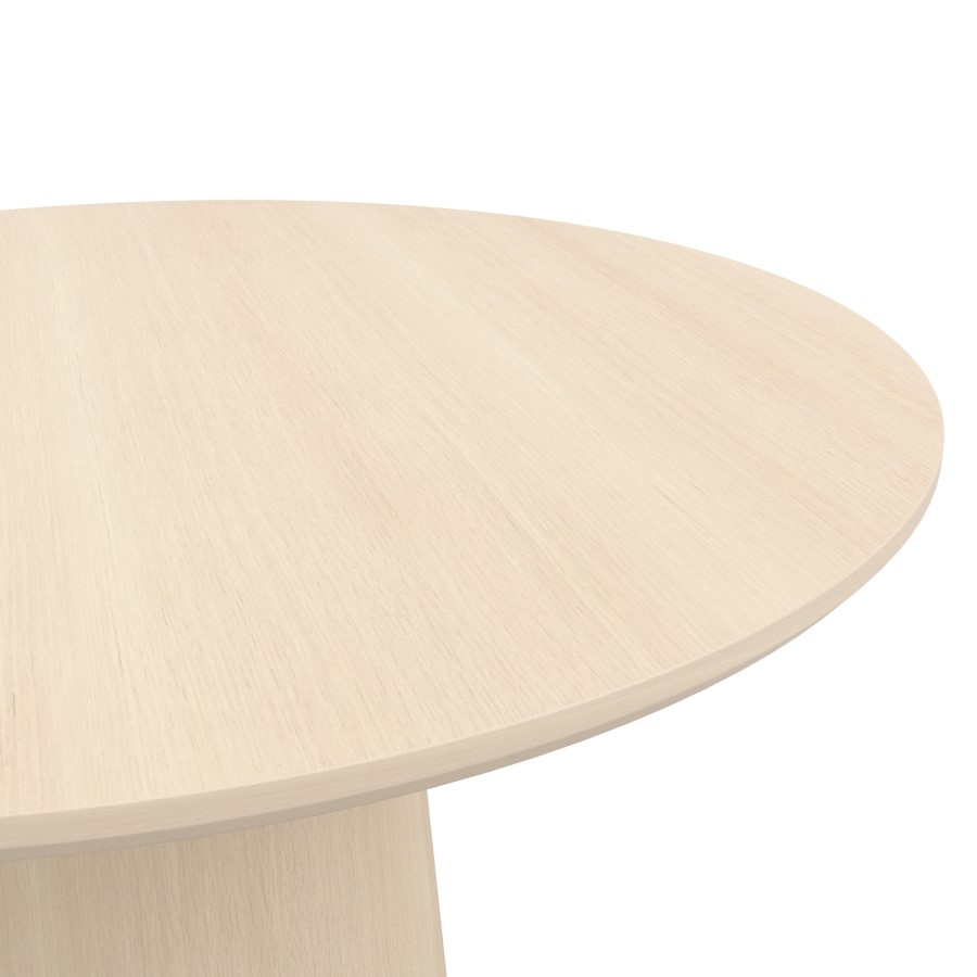 Round Ash Pedestal Dining Table - Seats 4 - Theodore