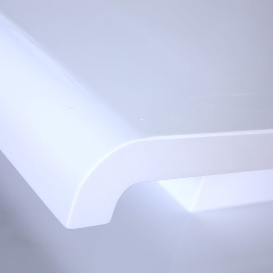 GRADE A2 - High Gloss White Coffee Table with LED Lighting - Tiffany Range