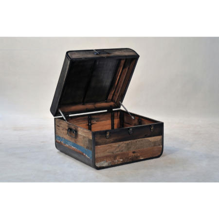 GRADE A2 - Recycled Boat Retro Trunk Coffee Table