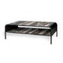 Recycled Boat Retro Coffee Table with Shelf