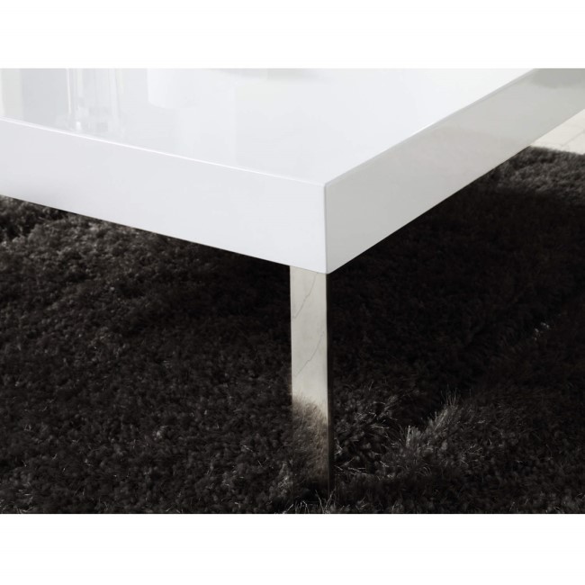 GRADE A2 - Tiffany White High Gloss Square Coffee Table 