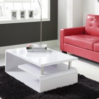 White High Gloss Coffee Table - Artemis Range