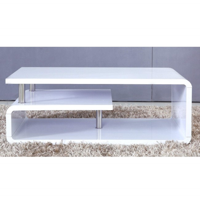 White High Gloss Coffee Table - Artemis Range