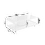Large White Gloss Coffee Table with Storage - Tiffany