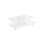 Large White Gloss Coffee Table with Storage - Tiffany