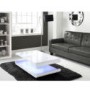 GRADE A2 - High Gloss White Coffee Table with LED Lighting - Tiffany Range