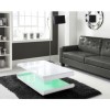 GRADE A2 - Tiffany White High Gloss Coffee Table with LED Lighting