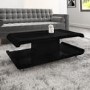 GRADE A2 - Black High Gloss Coffee Table - Tiffany