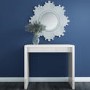 Tiffany High Gloss White Dressing Table