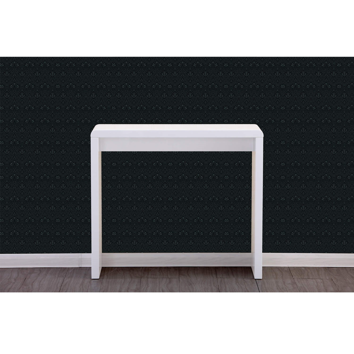 GRADE A1 Tiffany White High Gloss Narrow Console Table Furniture123