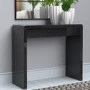 Tiffany Black High Gloss Narrow Console Table