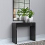 Tiffany Black High Gloss Narrow Console Table