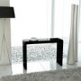 GRADE A1 - Tiffany Black High Gloss Narrow Console Table