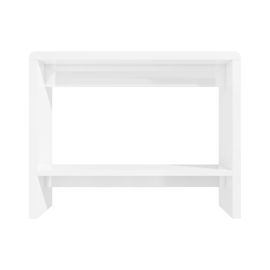 GRADE A1 - Tiffany White High Gloss LED Console Table