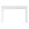 GRADE A1 - Large White High Gloss Console Table - Tiffany Range