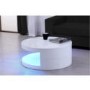 High Gloss Round White Coffee Table - Tiffany Range