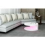 High Gloss Round White Coffee Table - Tiffany Range